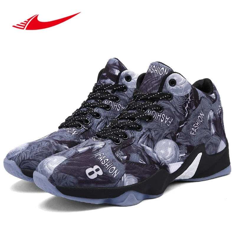 

Beita Camouflage Basketball Shoes for Men Damping Sneakers Breathable Non-slip Outdoor Male Sport Boots Ankle Athletics Shoes