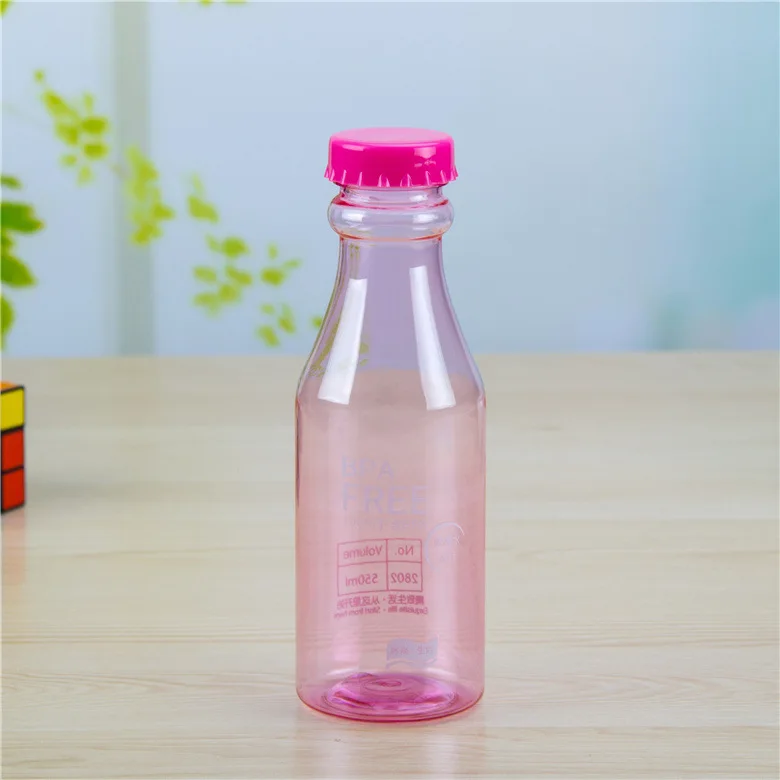 Pink Подарок 650 мл лимонный сок бутылка для воды с фруктами посуда для напитков на открытом воздухе портативный шейкер Спортивная бутылка BPA бесплатно - Цвет: Pink