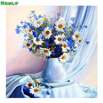 

5D Diamond embroidery chrysanthemum diamond cross stitch round diamond painting diy diamond painting flower
