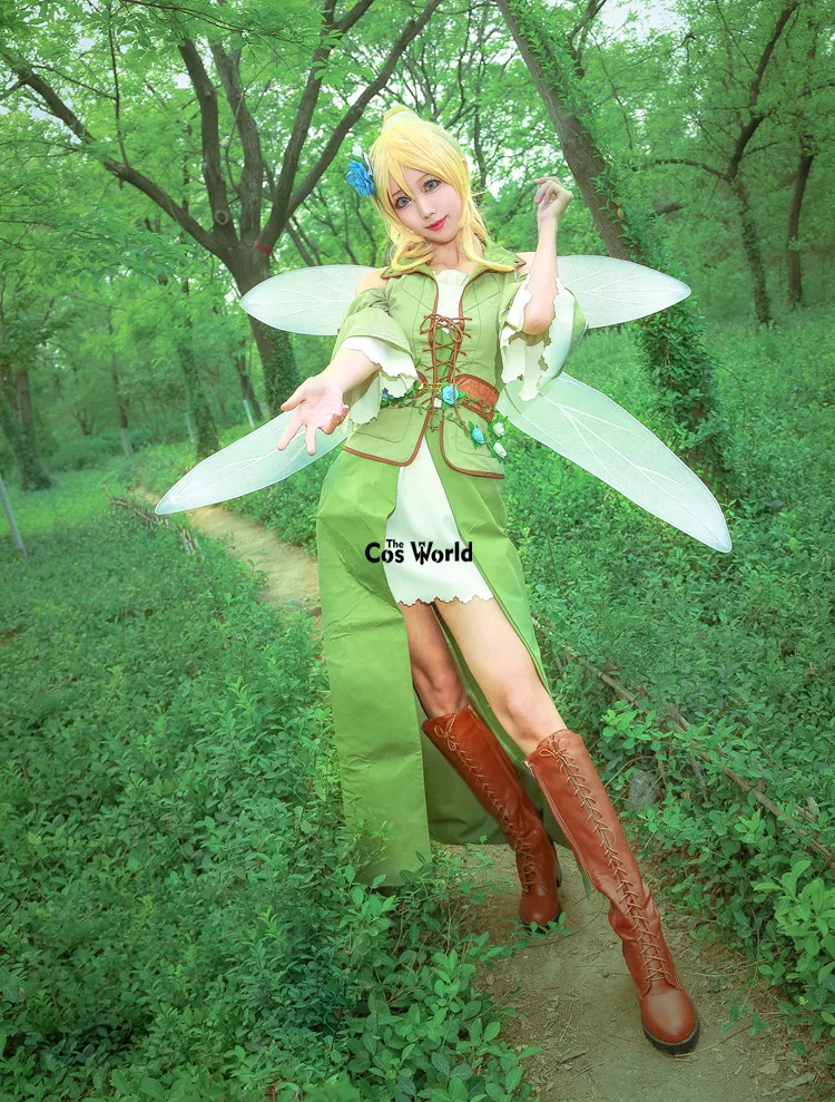 Женский костюм для косплея Love Live School Idol Project Ayase Eli Flower Fairy Sprite Hallowmas Хэллоуин Топы
