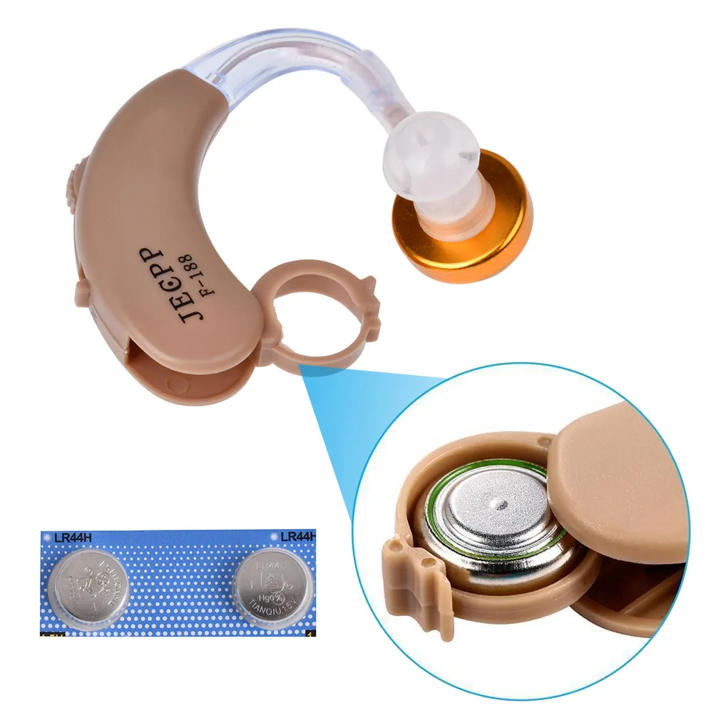 F-188 Behind The Ear Small Hearing Aids Voice Sound Amplifier Device BTE Sound Enhancer Hearing Aid Ear Care for The Elderly
