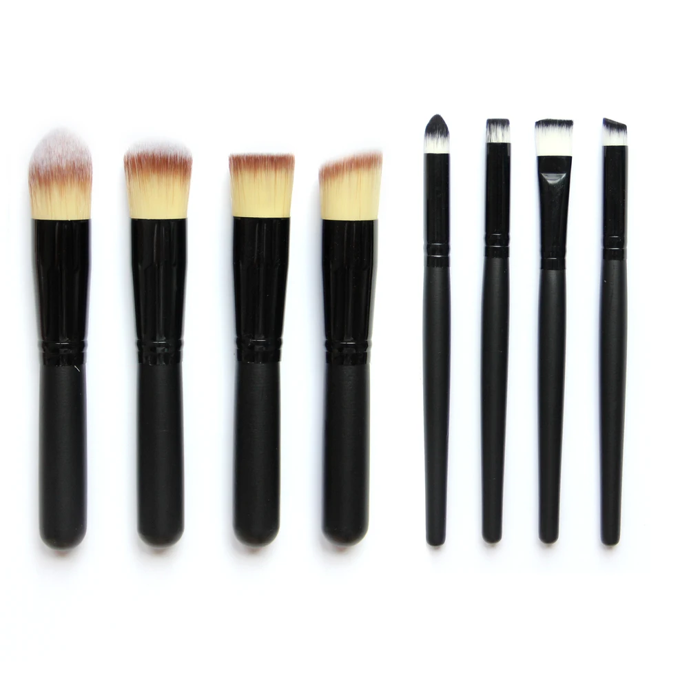 8Pcs Makeup Brushes Set Cosmetics Eyeshadow Eyeliner Lip Highlighter