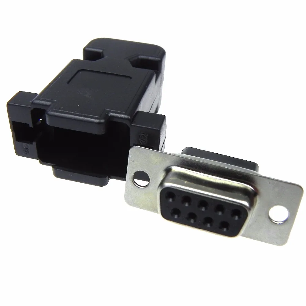 DB9-9pin female crimp type socket with the screws DB9 connector socket set 3