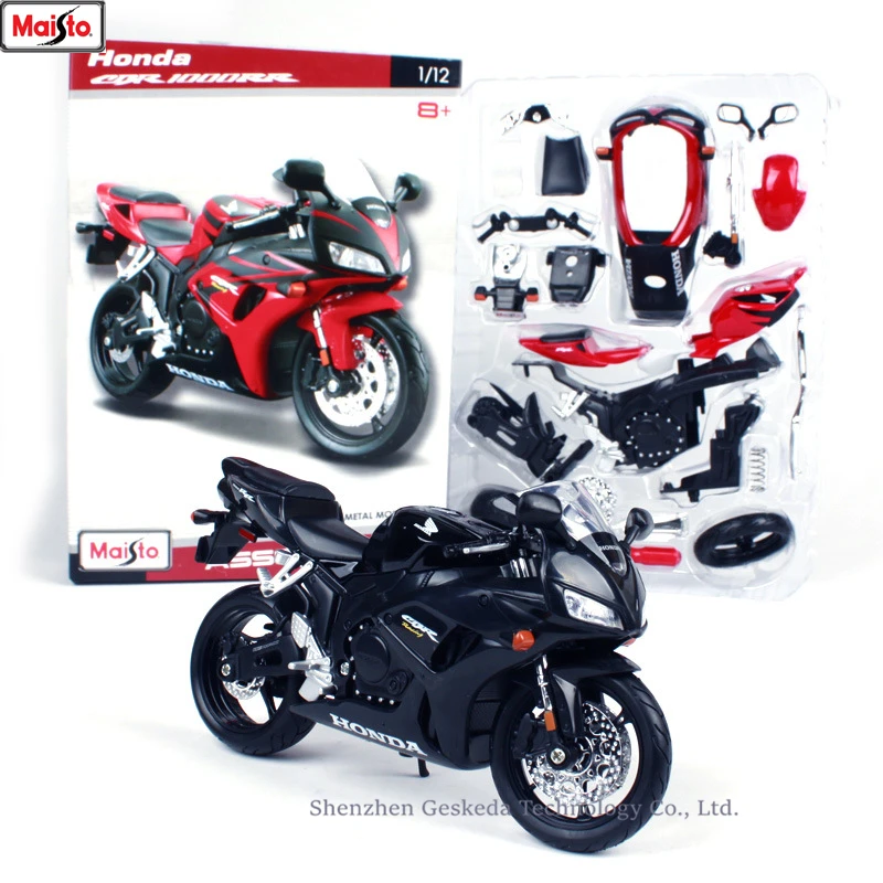 Сборная модель мотоцикла Maisto 1:12 Honda CBR1000RR из сплава сборная Игрушечная сделай сам|