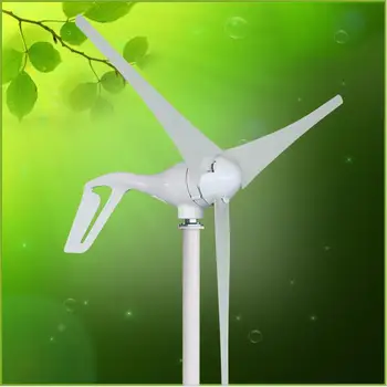 

Portable small 3 or 5 blades 400W 12v 24v home/marine/rooftop wind turbine generator in China
