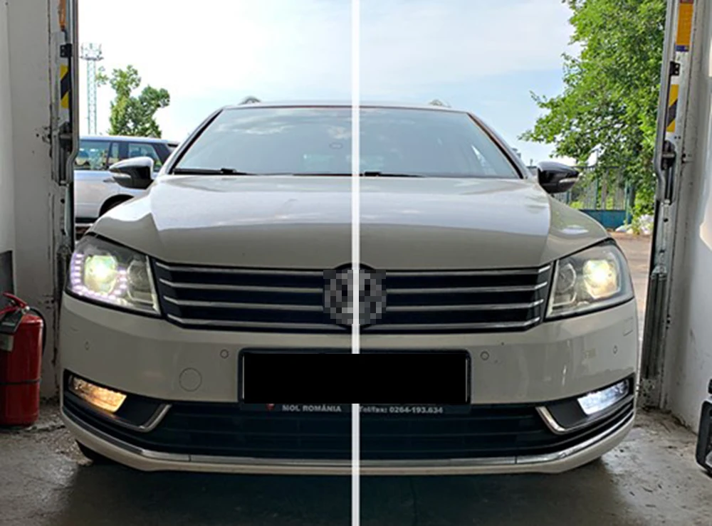 2x Canbus 6000k белый 8000лм H8 Led DRL для Passat B7 вариант