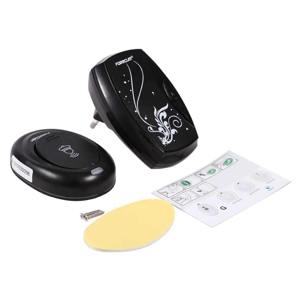 

Wireless Doorbell 36 Songs Door Bell Home Security doorbell + Receiver Waterproof Smart Doorbells US/EU Plug Hot Sale