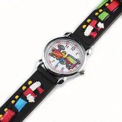 Новая модная детская одежда часы 3D наручные часы Забавный мультфильм вечерние часы Дети (50 шт.)