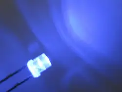 (15000 шт) 3 мм плоский синий светодиодный + Быстрая доставка ультра яркий 3 мм светодиод 3 мм Большой/широкоугольный Синий светодиодный
