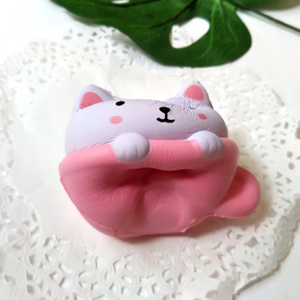 Игрушки для отдыха Squishies очаровательны Cat замедлить рост крем Squeeze Ароматические снятие стресса игрушечные лошадки squishies мягкие