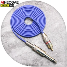 RCA Силиконовые Клип шнур для татуировки Наборы инструмент высокое качество 1.8 м татуировки Клип шнур для Источники питания для татуажа tps5131