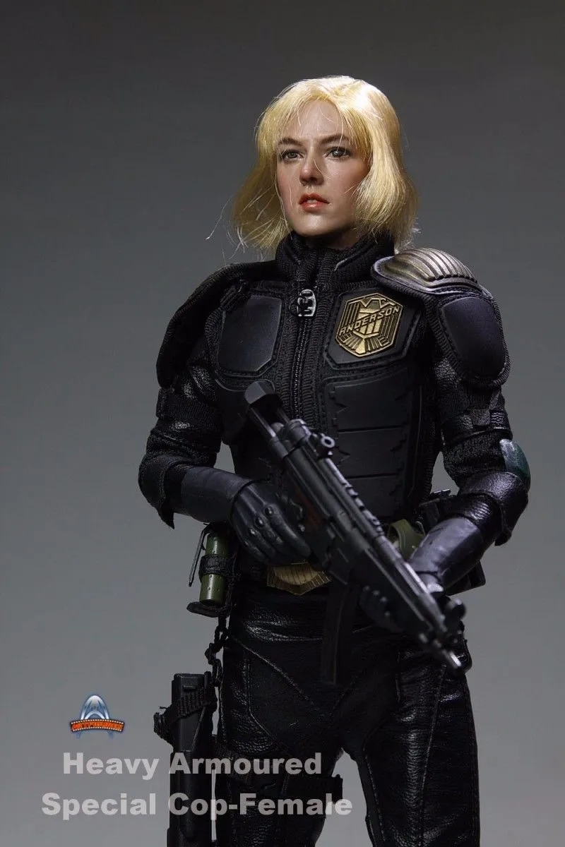 1/6 масштаб, JUDGE ANDERSON, 12 дюймов, фигурка, тяжелый бронированный специальный полицейский-Женский, AF020, коллекция