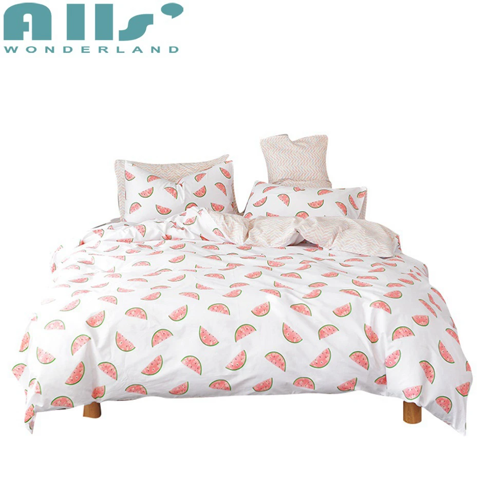 Bedding Set for Girls Cotton Cute Duvet Cover Twin Full Queen King Bet Set Fashion Soft