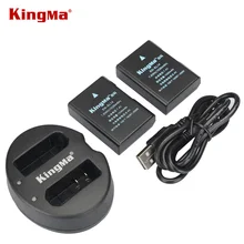 Kingma en-el14a EN-EL14 Батарея двойной(двойной) Зарядное устройство+ для Nikon DF Батарея D5500, D5300, D3300, d5100, D5200, D3100, D3200