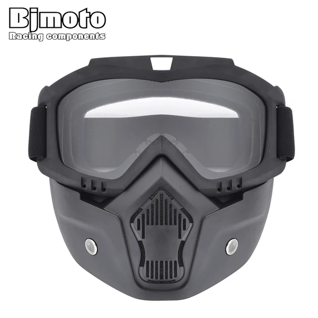 BJMOTO Moto Shark Maschera Moto Goggle Biciclette Motocross Occhiali di  protezione Oculare Antivento Moto Caschi Maschere