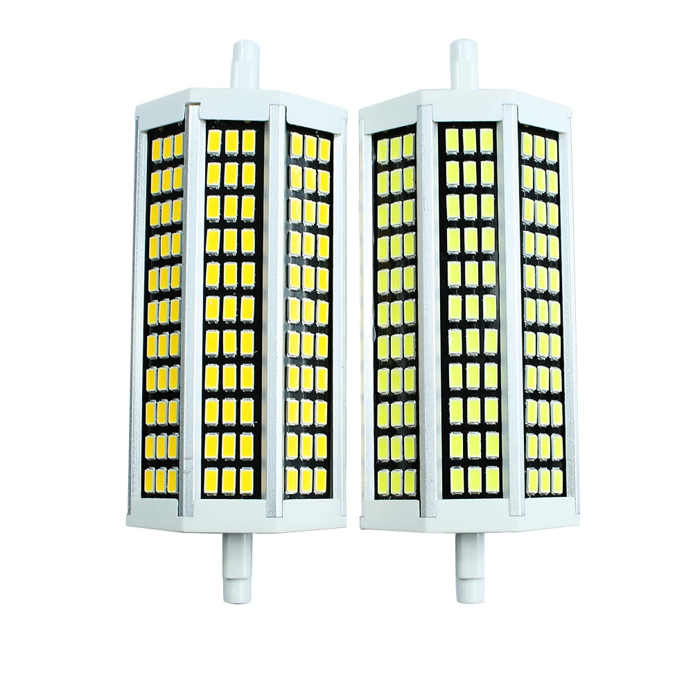 

LED R7S LED corn Bulb 145mm 99leds AC110V 220V SMD5730 black PCB led indoor light replace halogen floodlight Energy saving