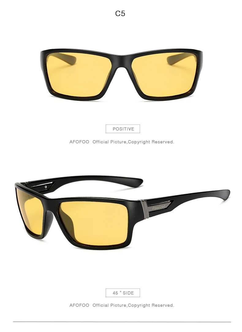 Классические поляризационные солнцезащитные очки, фирменный дизайн, мужские солнцезащитные очки для путешествий, вождения, Мужские квадратные очки ночного видения, очки UV400