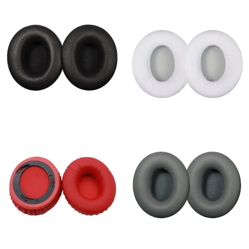 

1 Pair Earphone Ear Pads Earpads Sponge Soft Foam Cushion Cups Replacement for Monster Beats By Dr Dre Solo & Solo HD Headphone