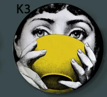 Новейший дизайн Италия rosenthal Piero fornasetti тарелки декоративная тарелка на стену
