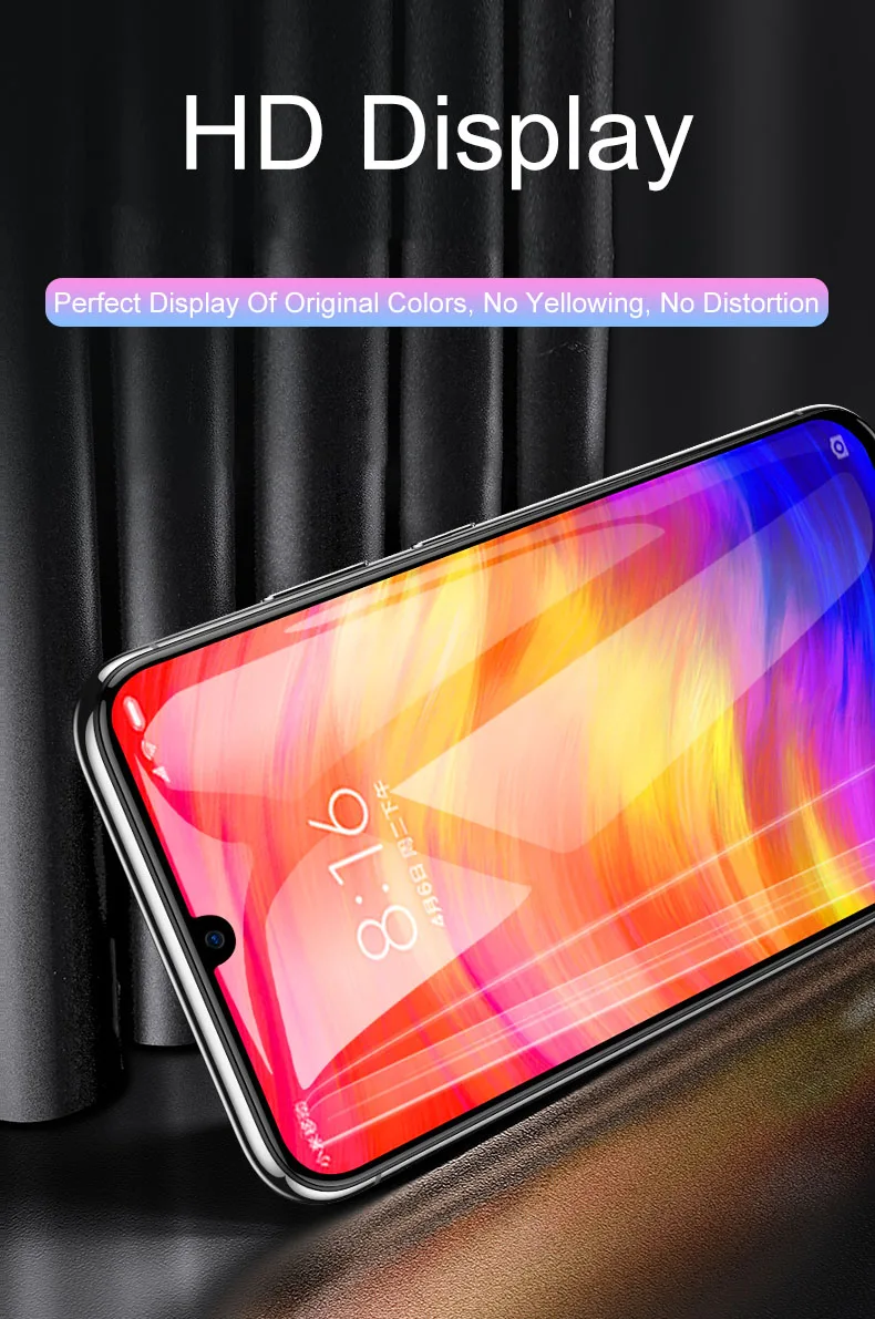 9D полное покрытие из закаленного стекла для Xiao mi Red mi 7 6Pro 6A 5Plus Note 7 6 5 Pro 4X 4Pro Защита экрана для mi 9 9SE A1 A2 F1 пленка