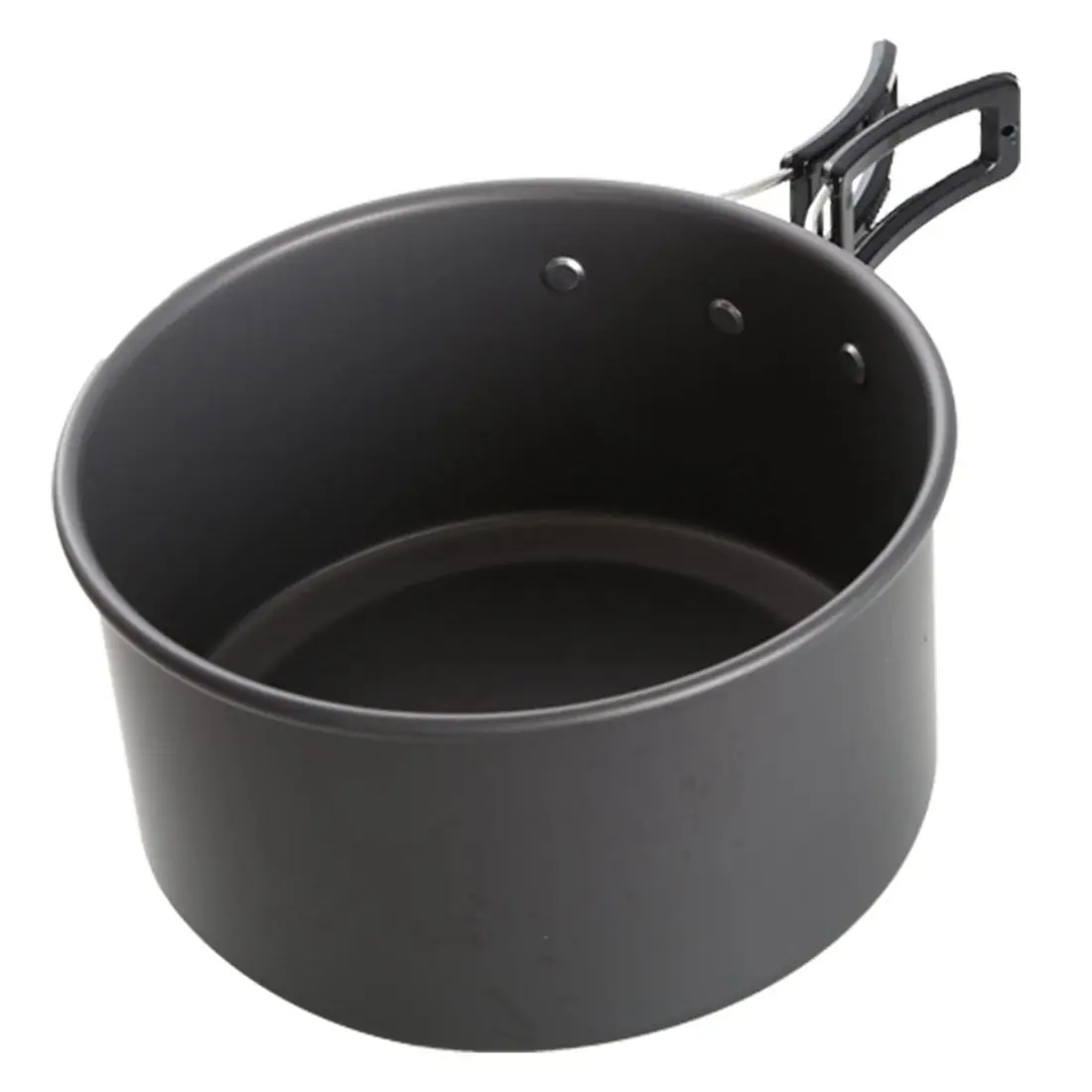 Günstig Tragbare Camping Topf Wasserkocher Set Aluminium Alloy Outdoor Geschirr Kochgeschirr 3 teile satz Teekanne Kochen Werkzeug für Picknick BBQ