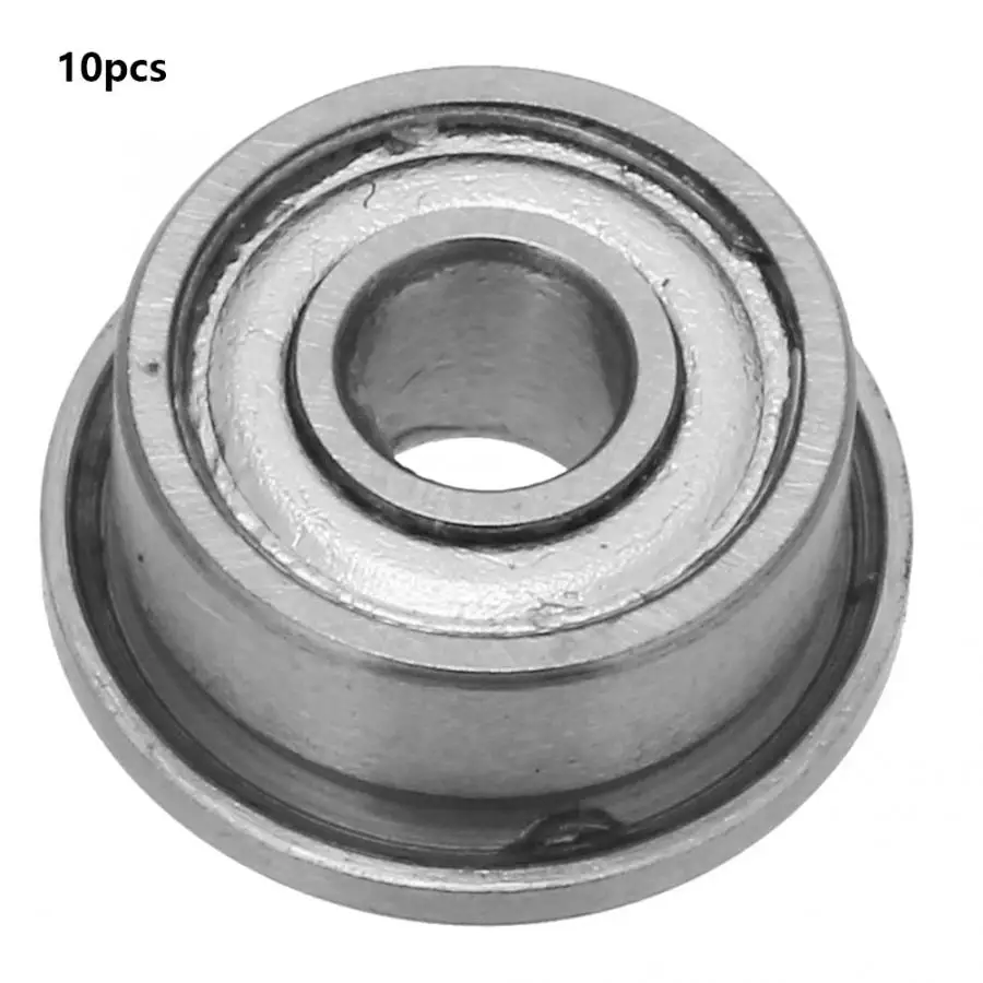 

10Pcs/set F693-ZZ Ball Bearing Deep Groove Ball Bearings Flange Double-sided Seal bearing