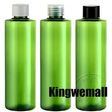 300 шт./лот Ёмкость 250 мл лосьона шампуни, воды пустая бутылочка ПЭТ+ пластиковый контейнер зеленые бутылки