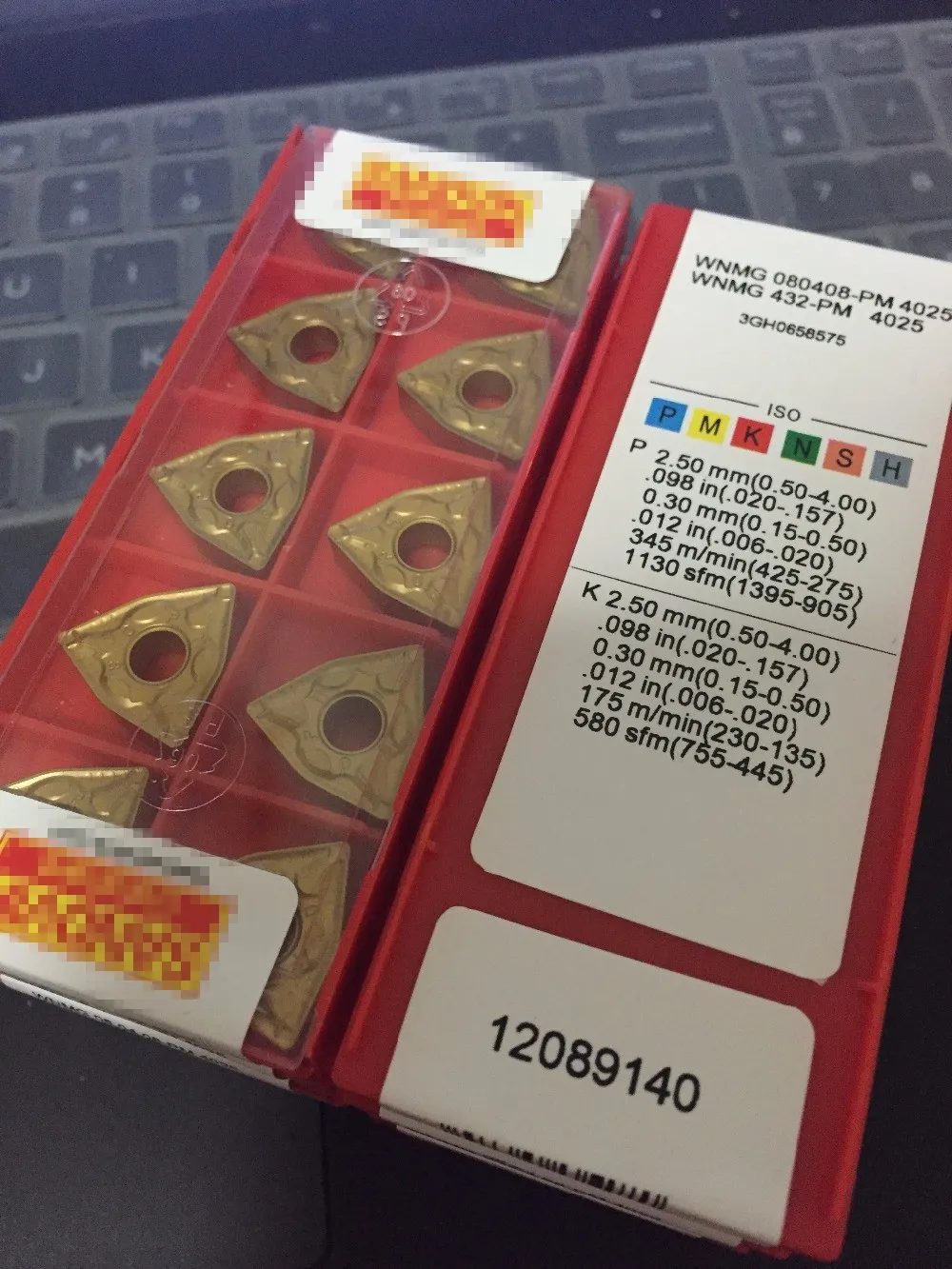 

50PCS WNMG080408-PM 4025 carbide insert turning cnc mahine tool