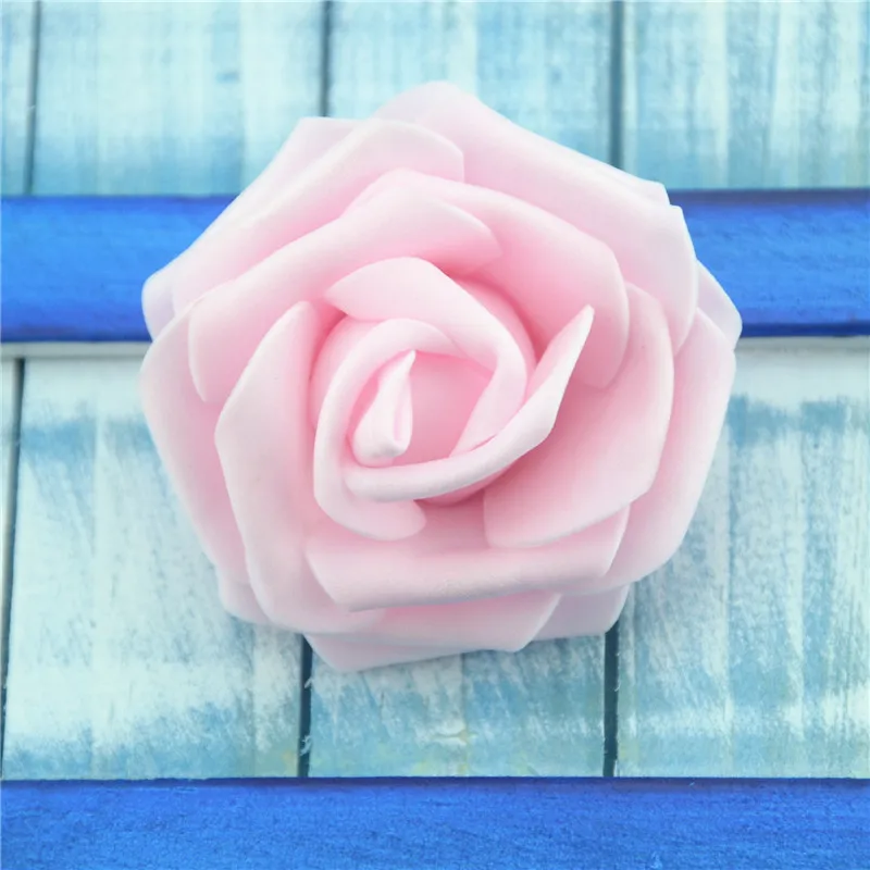 50 шт. 7 см искусственные из ПЭ пены белые розы цветы для дома Свадебные украшения DIY скрапбукинг ручной работы Поддельные Цветочные головки