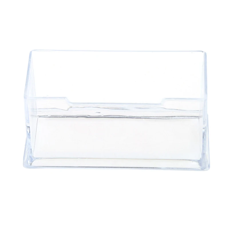 

Clear PMMA Business Card Holder Display Stand Desk Desktop Countertop Business Card Holder Desk Shelf Box