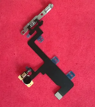 

50pcs/lot New Power Button Switch On/Off Flex Cable Ribbon With Metal Bracket For iPhone 6 4.7" Wholesale