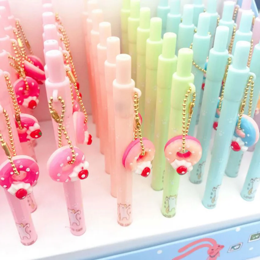 

1pcs/pack Donut Cat Automatic Pencil 0.5mm Random Drawing Cute Pencils For School Using