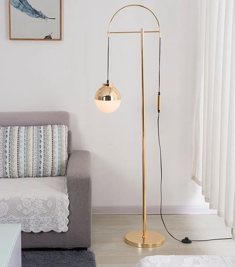Nordic Modern LED Floor Lamps Standing Lamp Gold Luxury Creative Living Room Light Lamps For Home Bedrooms Hotel Lighting (7)
