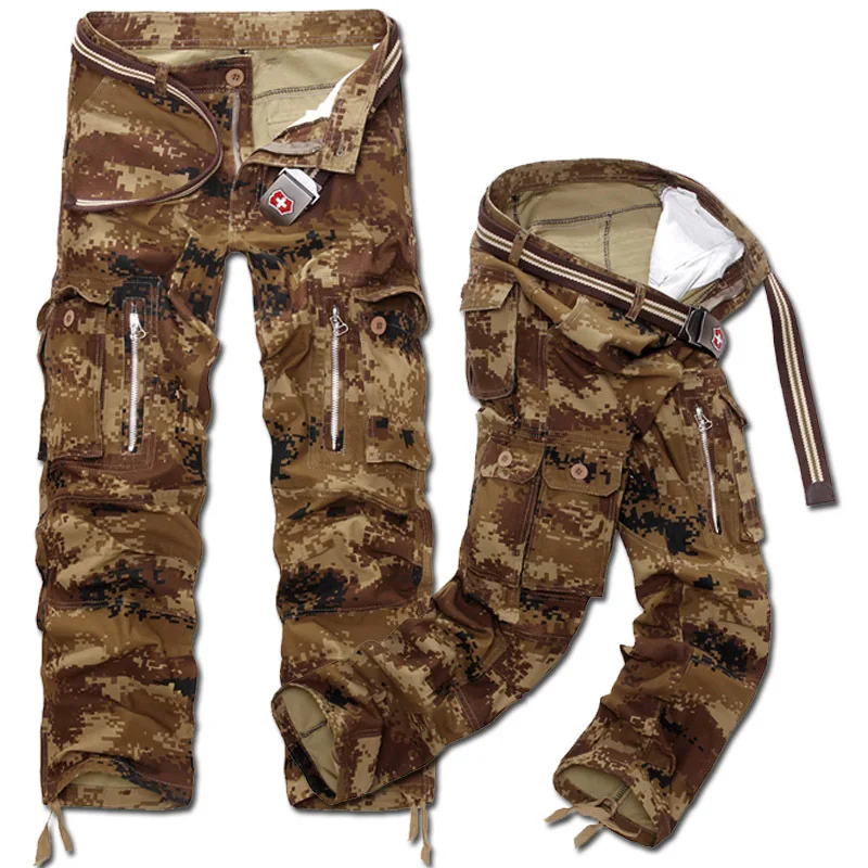 Большие размеры 40-28 мужские камуфляжные осенние весенние военные брюки для мужчин модные армейские городские тактические брюки