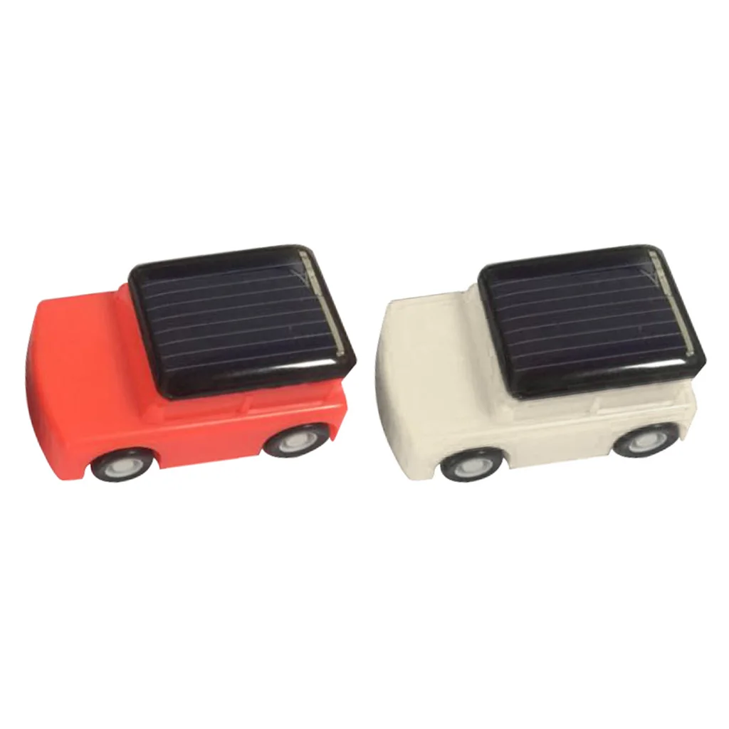 Новинка Дети DIY собрать солнечной энергии образовательная игрушка мини солнечный автомобиль красный и белый творческий день рождения подарок для девочки подарок для ребенка