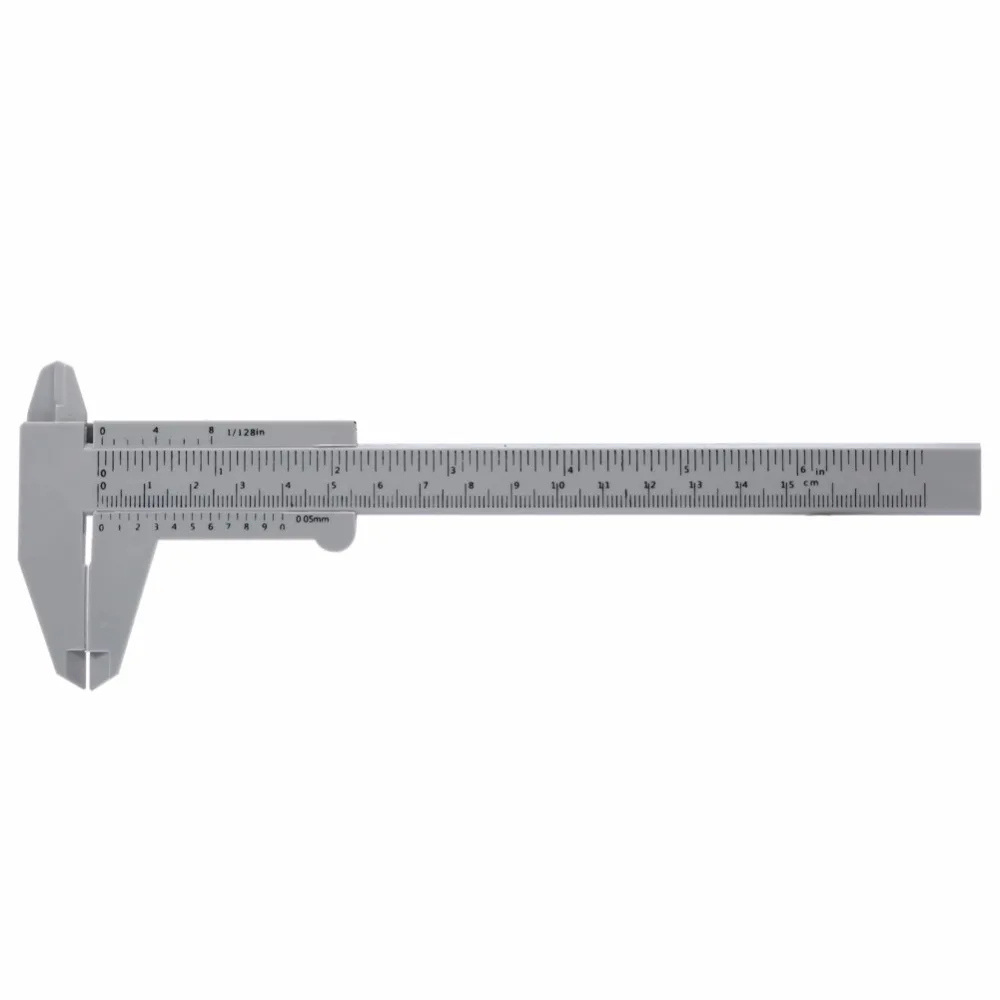 

1PC 150MM Plastic Microblading Eyebrow Tattoo Permanent Make Up Vernier Caliper Micrometer Measuring Rulers Measurement Tools