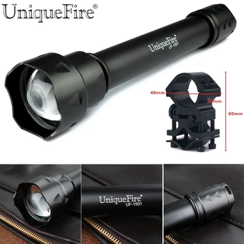 

Osram Flashlight UF-1501 IR 850NM 38mm Convex Lens LED 3Modes Infrared Invisible Light Lamp Torch+Scope Mount