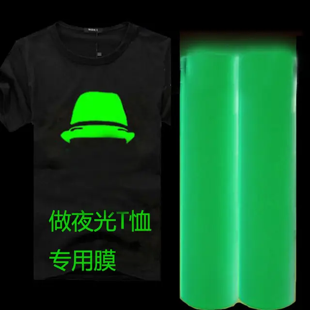 green glow in the dark heat transfer vinyl sheet t shirt vinyl heat tee shirt sheet