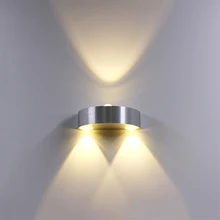 3 Вт светодиодный настенный светильник алюминиевый настенный светильник вверх вниз настенный светильник s для спальни прикроватный коридор гостиная BL15