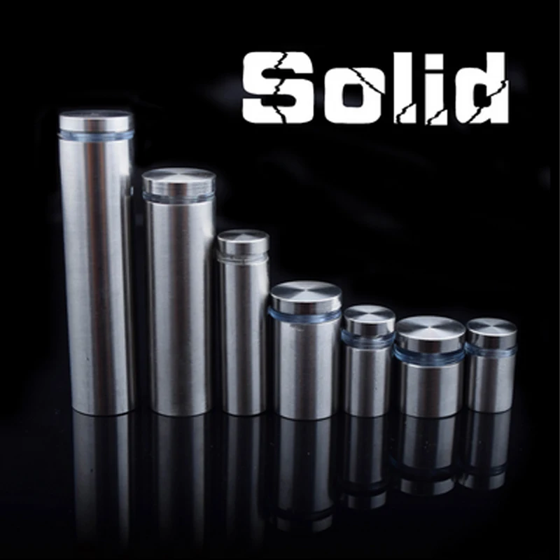 

DHL Free Shipping Stainless Steel Glass Fastener Hardware Standoff Insulators 18*30mm 50Pcs/lot High Quality
