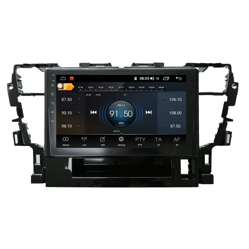 Perfect Android 9.0 8-core for 2015 TOYOTA Vellfire car radio with GPS navigation BT support SWC mirror 4G internet,ToyotaAndroid 0