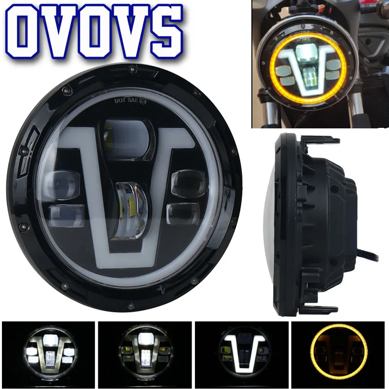 7inch Motorcycle Led Headlight 50W 12V Spotlight for Harley Davidsion