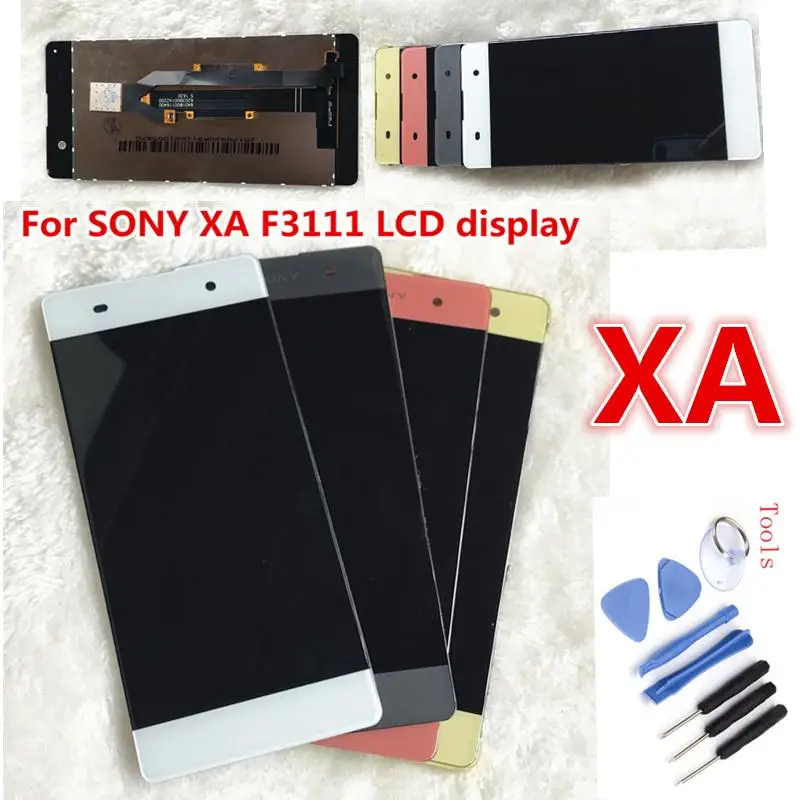 Оригинальный 5 0 &quotips ЖК-дисплей для Sony Xperia XA Дисплей F3111 F3112 F3115 F3116 Сенсорный экран
