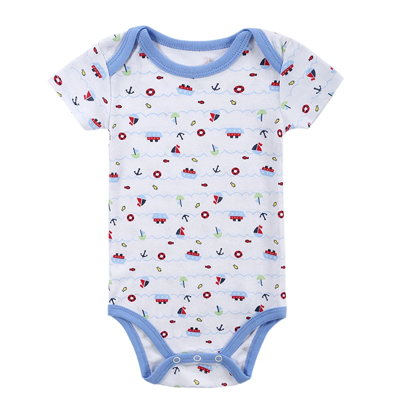 

2017 Hot Sale Baby Bodysuit Infant Jumpsuit Overall Short Sleeve Boy Girl Body Suit Baby Clothing Set Summer Cotton