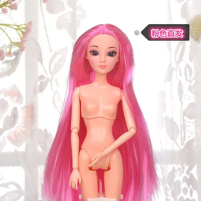 Куклы BJD 11 шарнирных шарниров шарнирная кукла с 3d глазами 30 см длинный парик