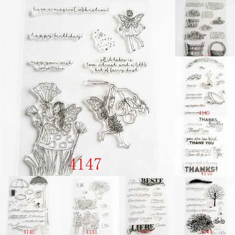 

DIY Decor Hand Account Photo Album Silicone Seal Paper Craft Handmade Cards Embossing Folder Stencils Sheets Scrapbooking