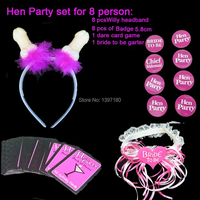 2015 Hot Bachelorette Party Supplies Set Sex Toy Hen Party