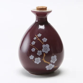

Hand Painted Chinese style Ceramic Jug Portable Hip Flask Retro Family expenses Pottery and Porcelain Wine Bottle Wine set 21