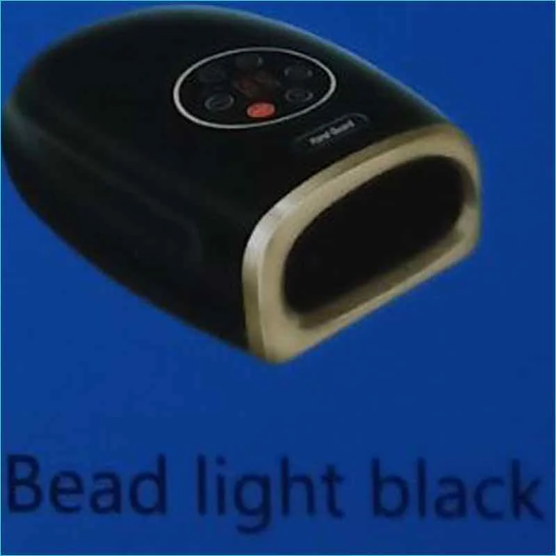 Встроенный литиевый аккумулятор электрический Акупрессура пальмовый массажер протектор красота уход за руками расслабляющие инструменты - Цвет: black