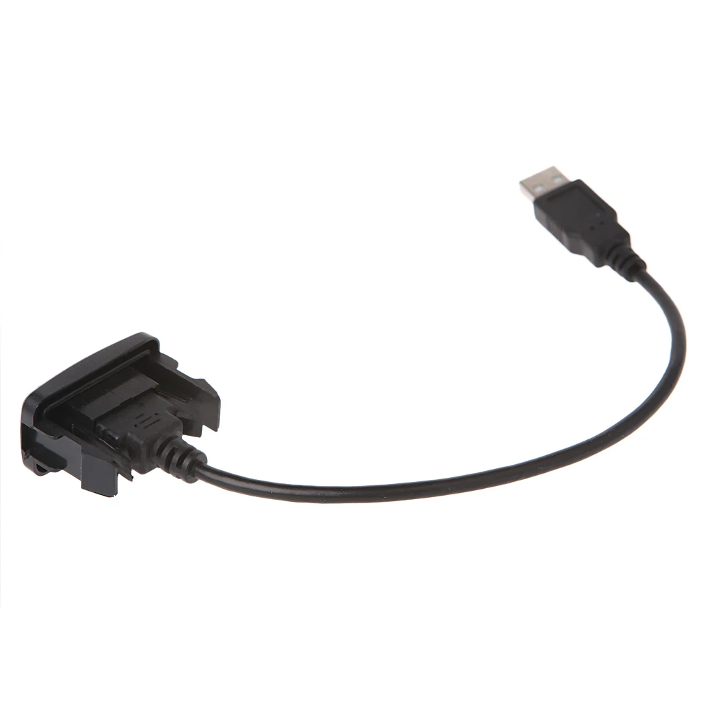 AUX USB порт кабель адаптер 12 24 В шнур провод зарядный для Toyota VIGO|Акустическая линия|